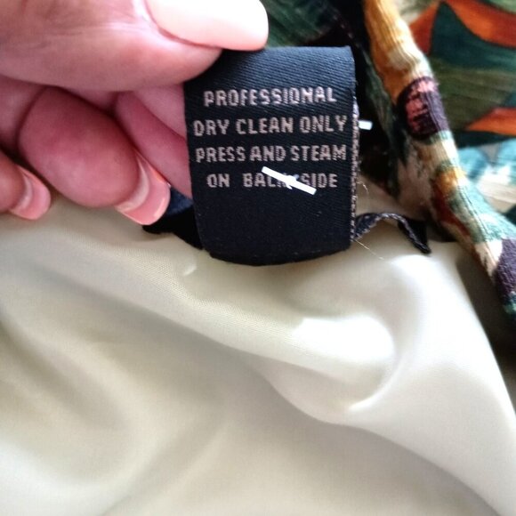 Silk Land 100% Silk Beaded Jacket Blazer Size M Lightweight Summer Cover - Picture 5 of 10